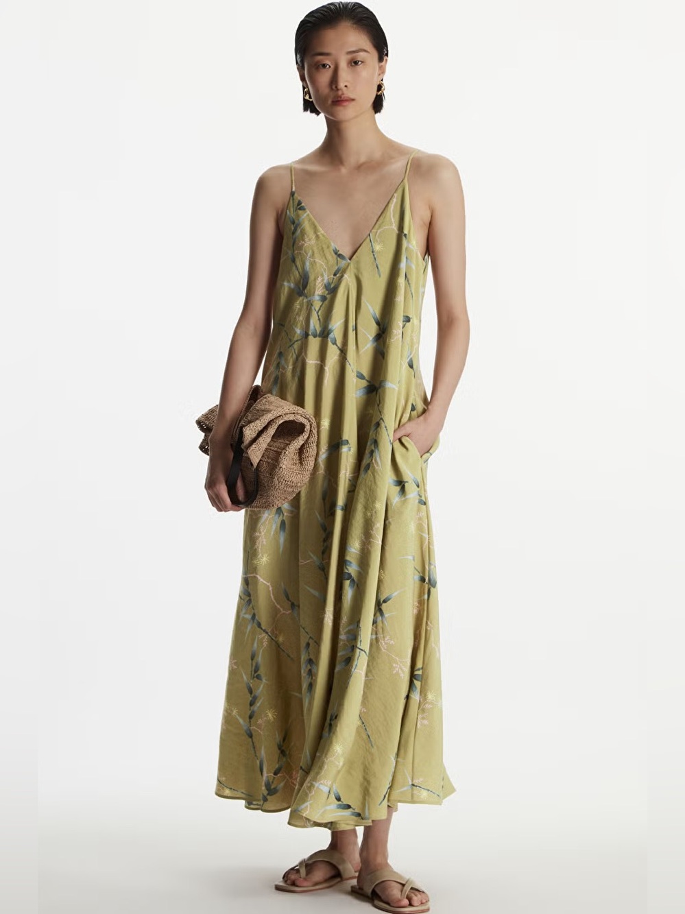NWOT COS Floral Slip Dress